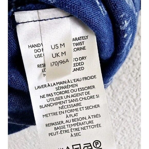 We The Free Bali Backpacker Knit T-Shirt Berry Combo Size Medium Linen Blend - Picture 5 of 7